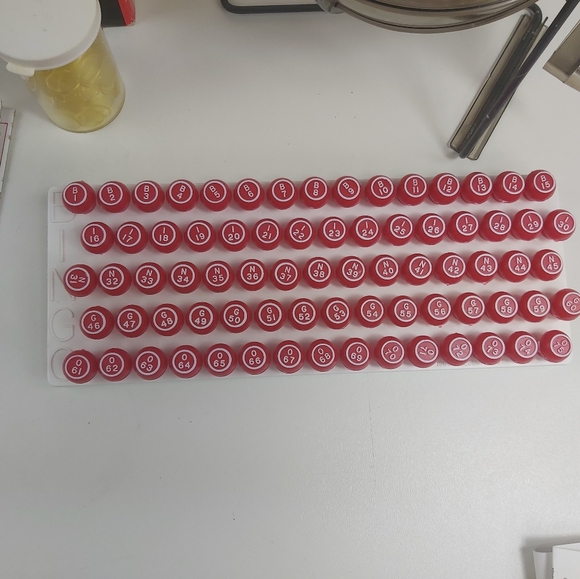 Vintage Pressman Bingo Game Plastic Cage - Picture 4 of 12